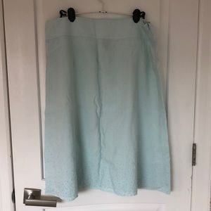 Teal skirt